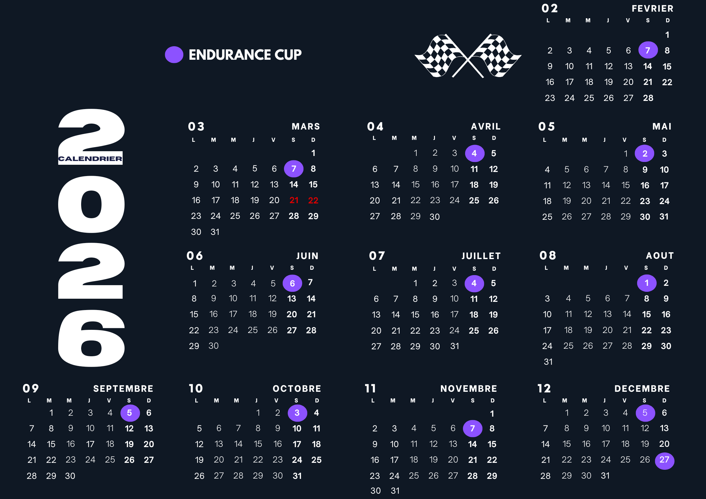 calendrier 2021 endurances topgun-evasion 