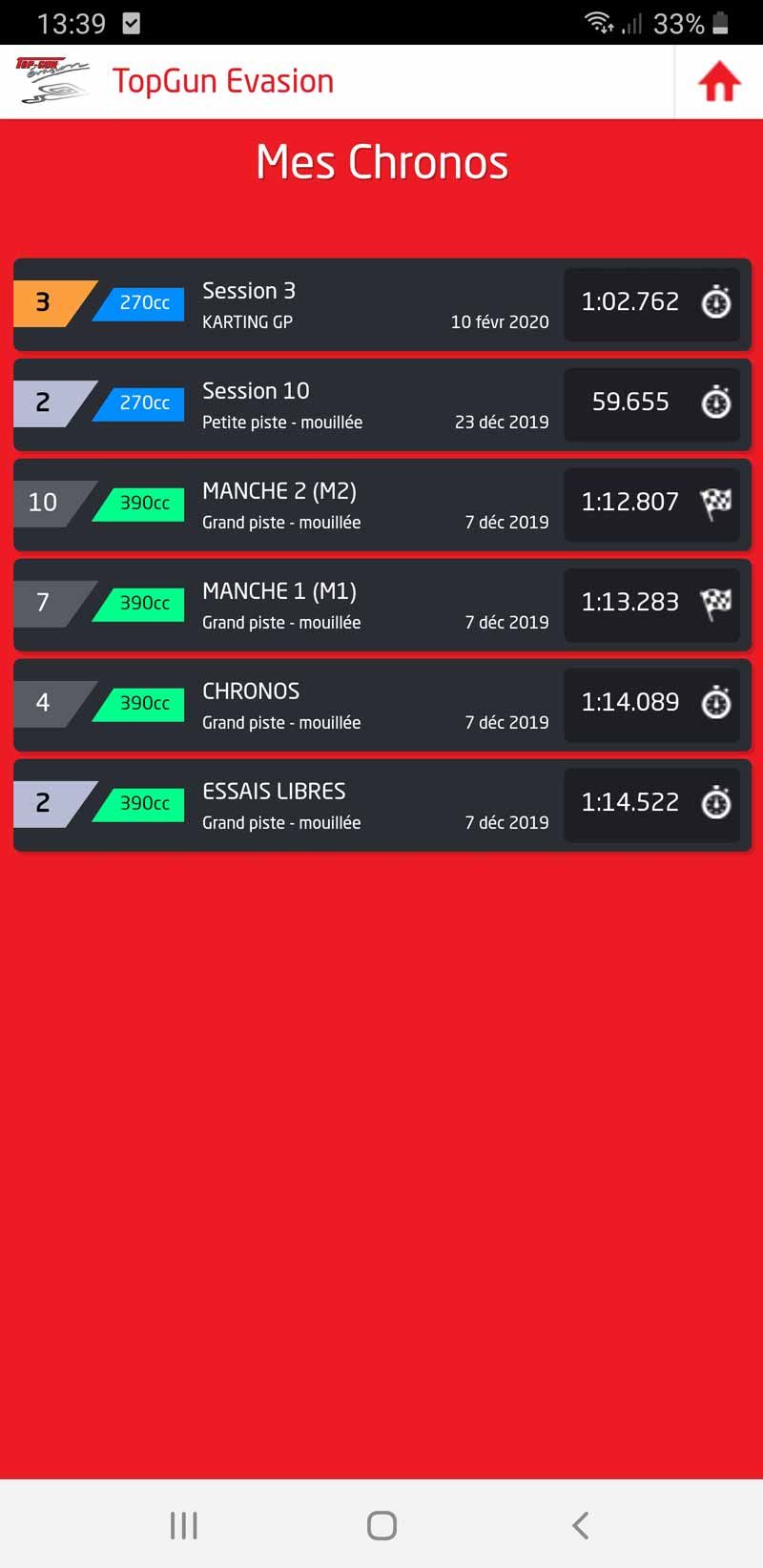 Apex live timing chronos en live records app